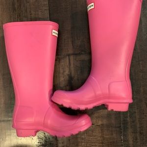 Hunter Rainboots - size US 1B/2G